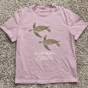 Pink National Geographic Sea Turtle Unisex T-shirt